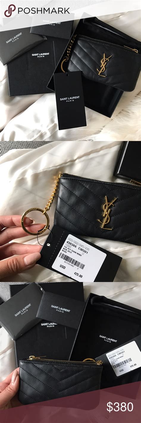 key holder ysl|ysl key pouch.